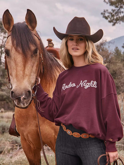 Wrangler x Lainey Wilson Rodeo Nights Sweatshirt