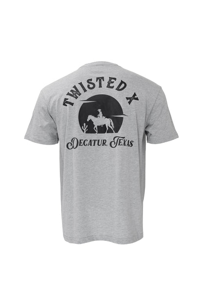 Twisted X Men's Grey Horse Ss Tee