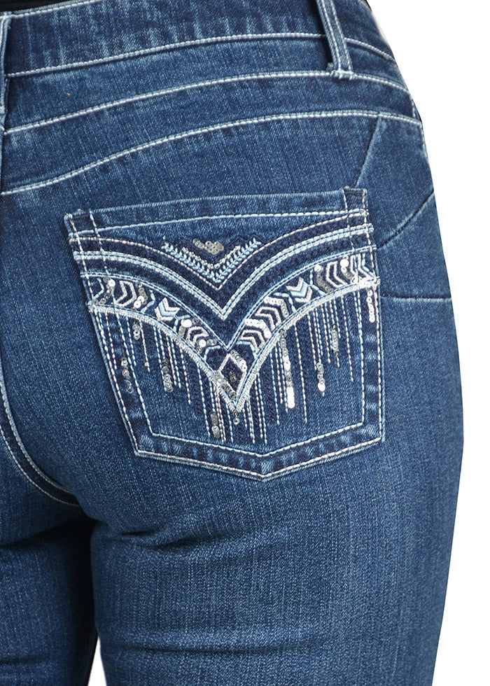 Wrangler Women's Windsong Q-Baby Booty Up Jeans