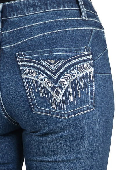 Wrangler Women's Windsong Q-Baby Booty Up Jeans