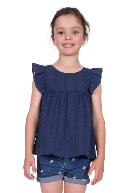 Thomas Cook Girls Isla Frill Ss Blouse