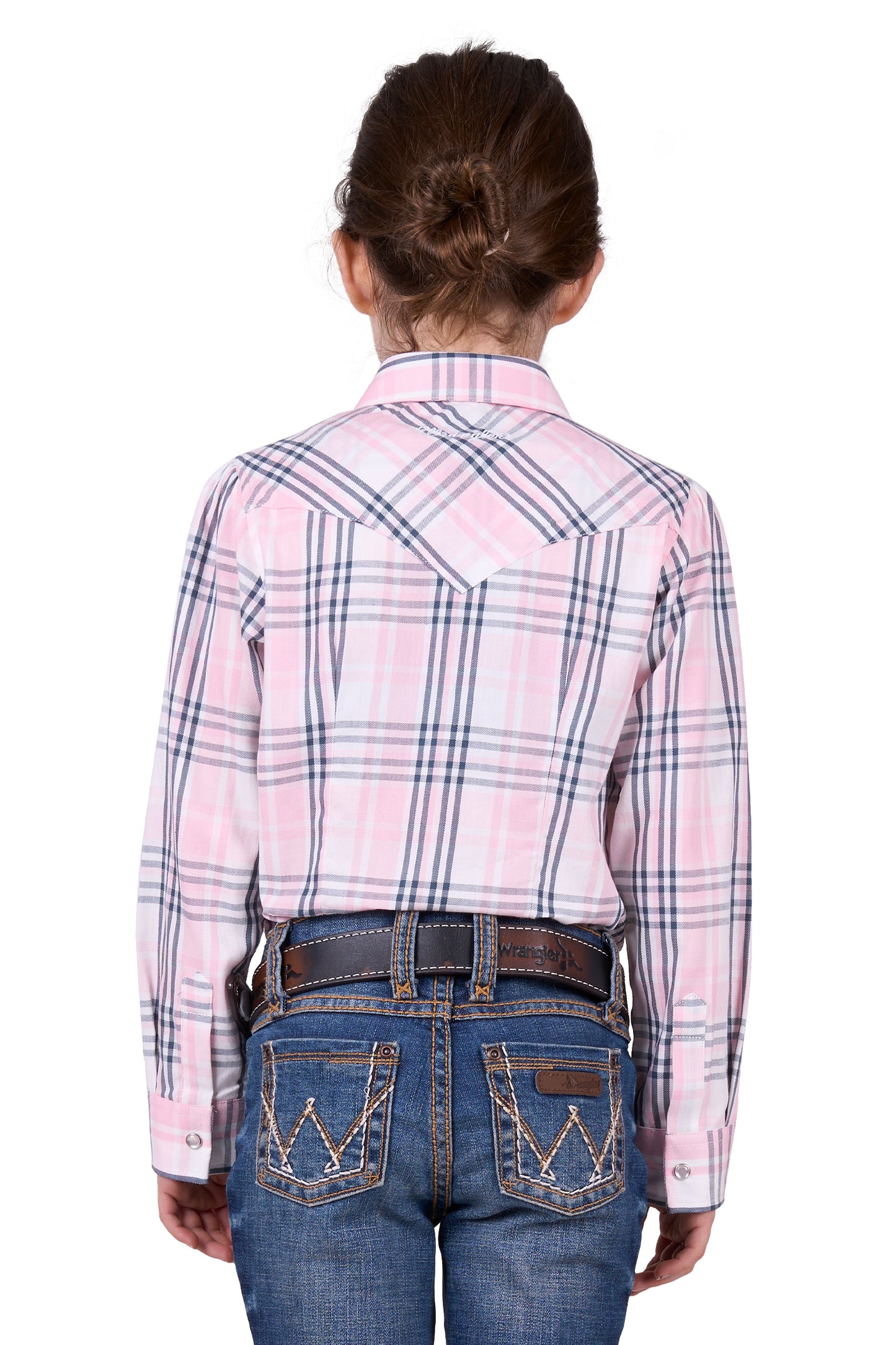 Wrangler Girls Phoebe Check L/S Shirt