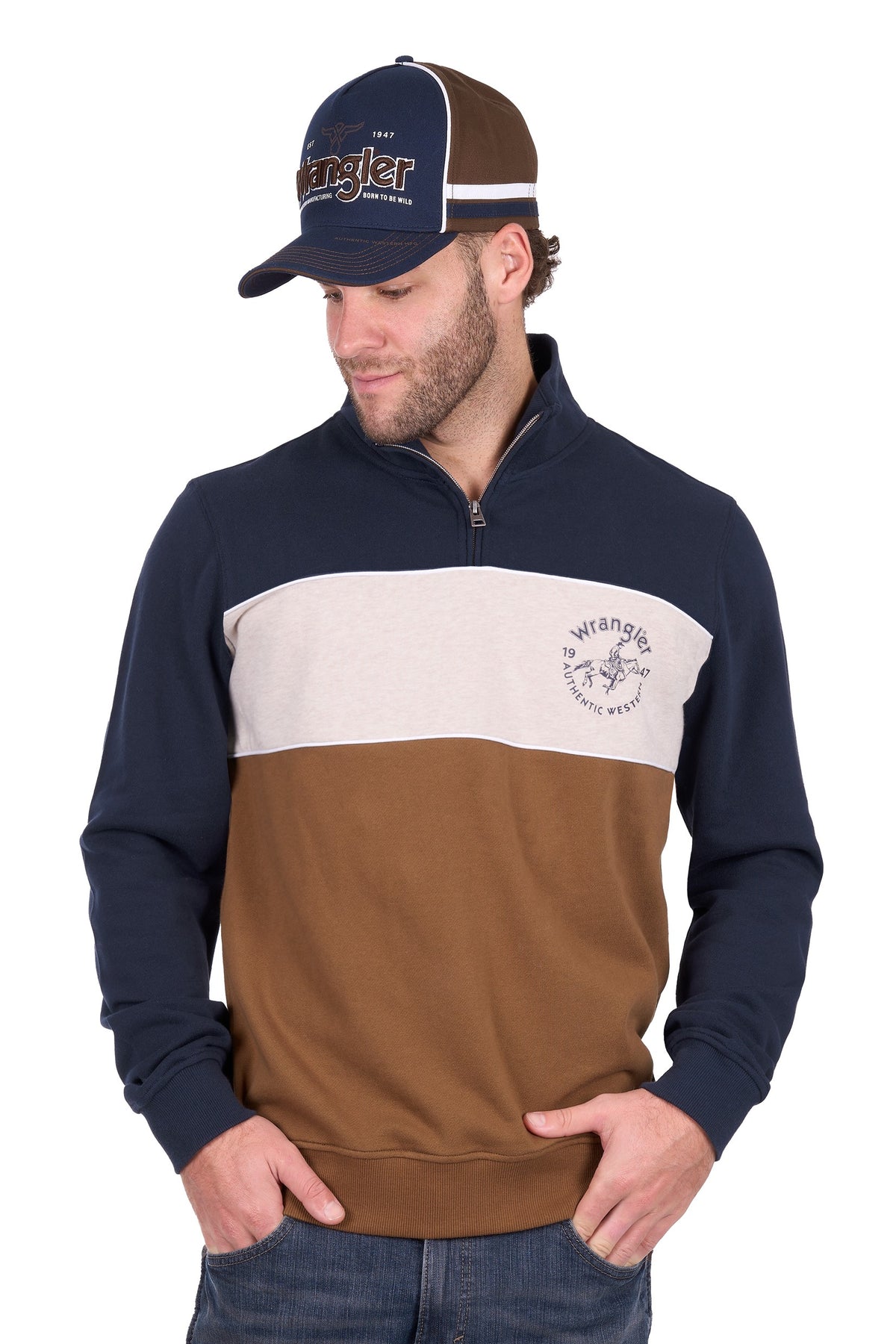 Wrangler Men's Steve 1/4 Pullover