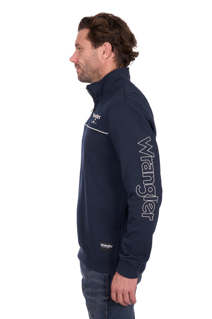 Wrangler Mens Dale 1/4 Zip Pullover