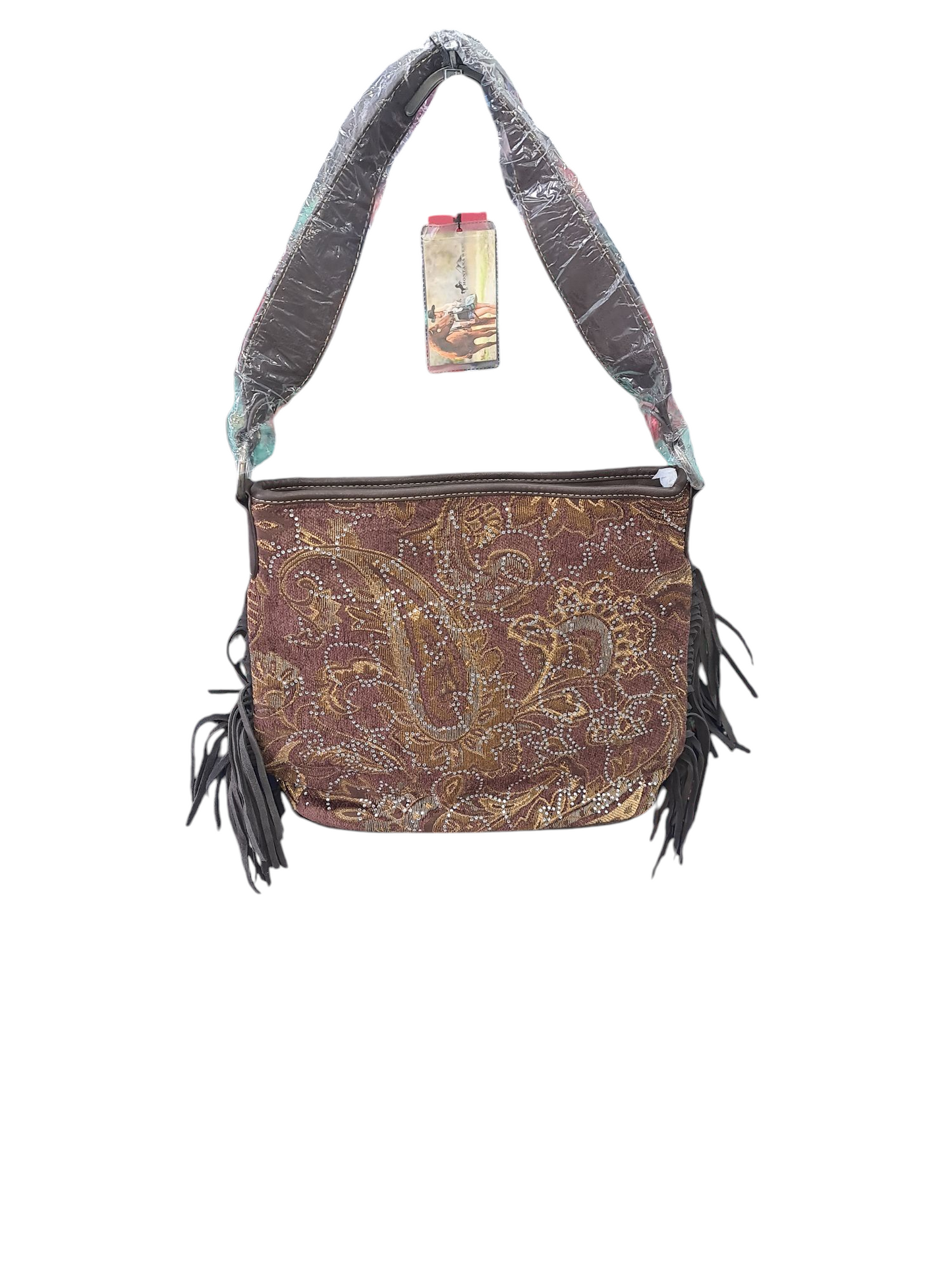 Montana West Paisley Tassel Shoulder Bag