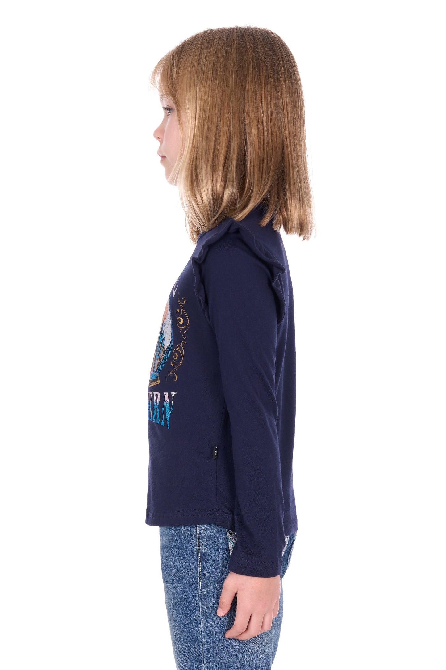 Pure Western Girl's Trinity L/S Tee