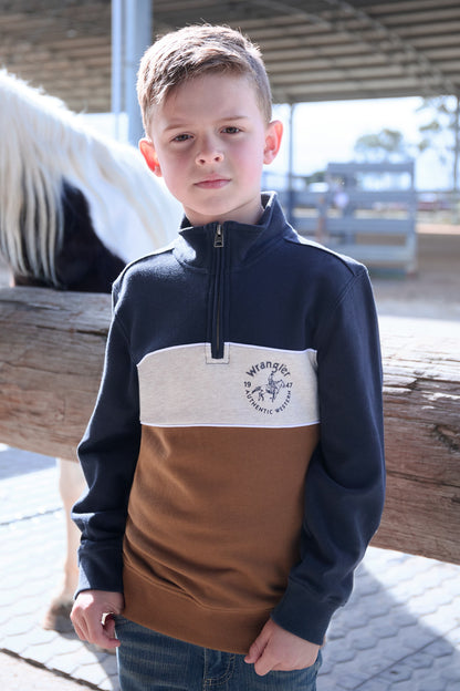Wrangler Boy’s Steve 1/4 Zip Pullover