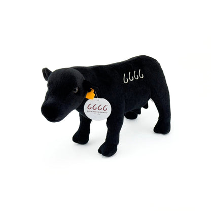 Big Country Toys Four Sixes Ranch Plush Black Angus Cow