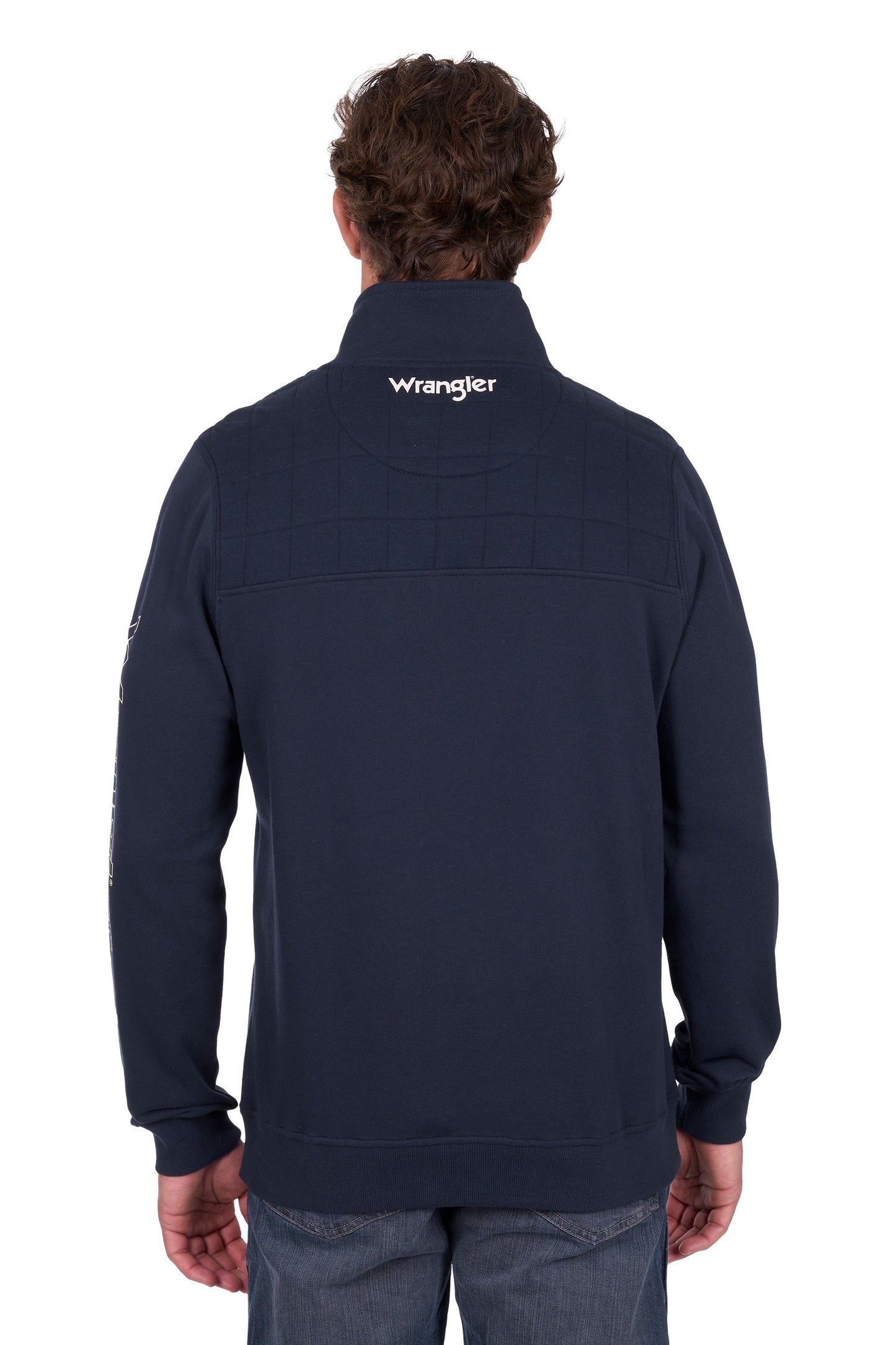 Wrangler Mens Dale 1/4 Zip Pullover