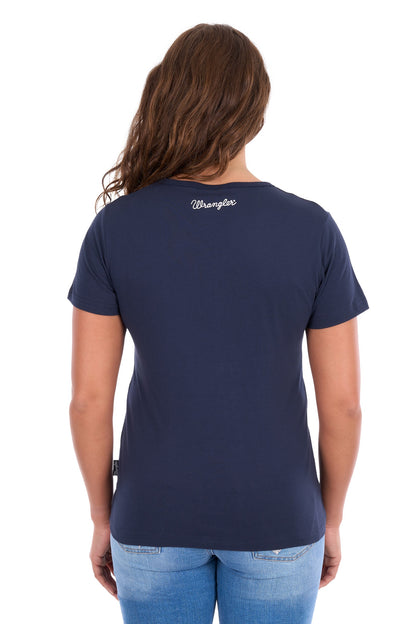 Wrangler Women’s Lana V-Neck Ss Tee
