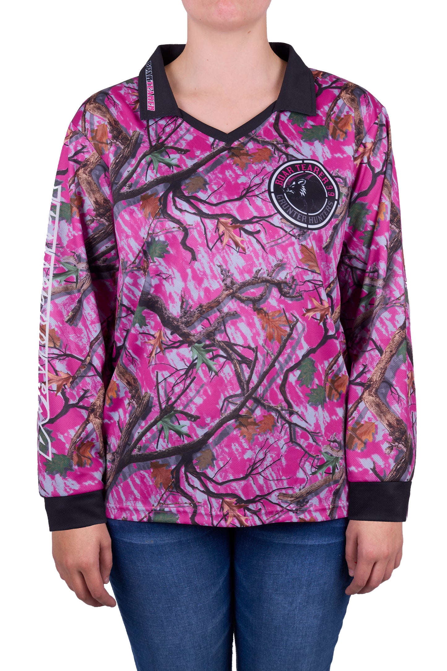 Boar Tearer Women's Foliage L/S Tee