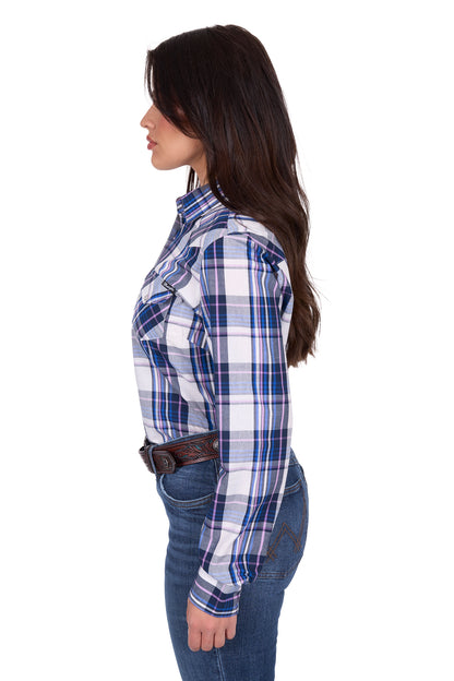 Wrangler Women's Peyton Check L/S Shirt