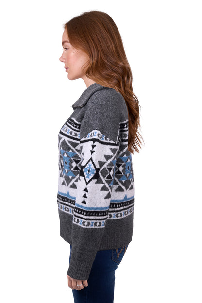 Wrangler Women's Angie 1/4 Zip Knitted Pullover