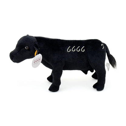 Big Country Toys Four Sixes Ranch Plush Black Angus Cow