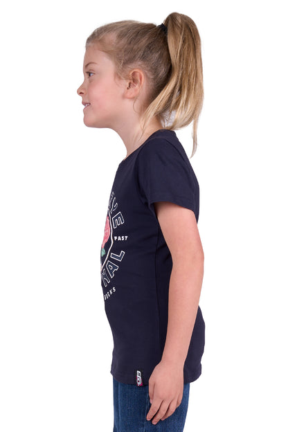 Bullzye Girls Rose Ss Tee