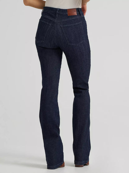 Wrangler Women's Bespoke Pintuck Bootcut Jean - 30L