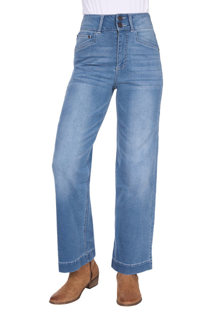 Wrangler Women's Chloe High Rise Wide Leg Jean - 30L