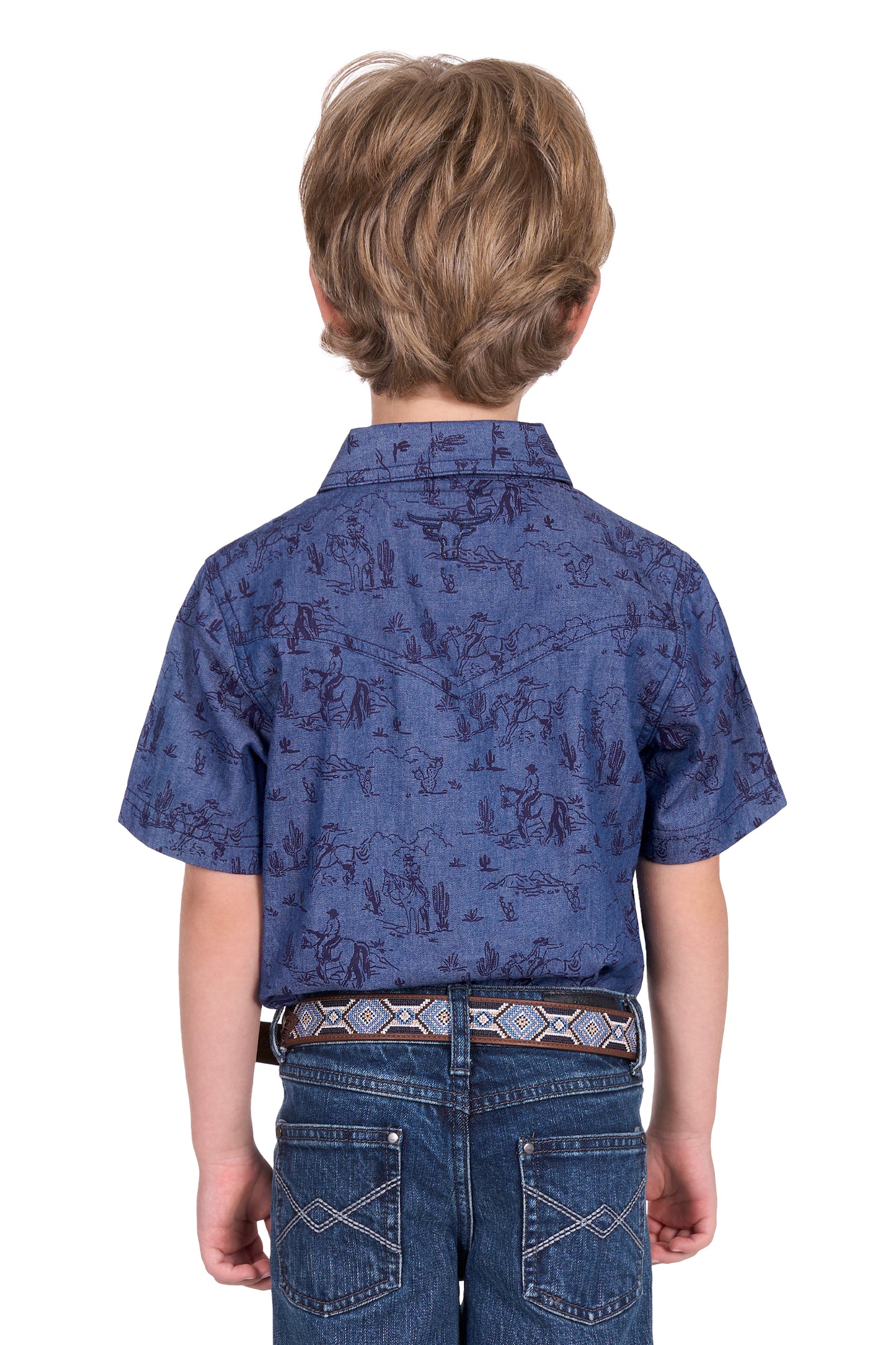 Pure Western Boy's Travis Ss Shirt
