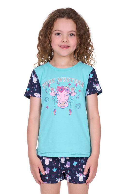 Pure Western Girl's Cowgirl Pjs