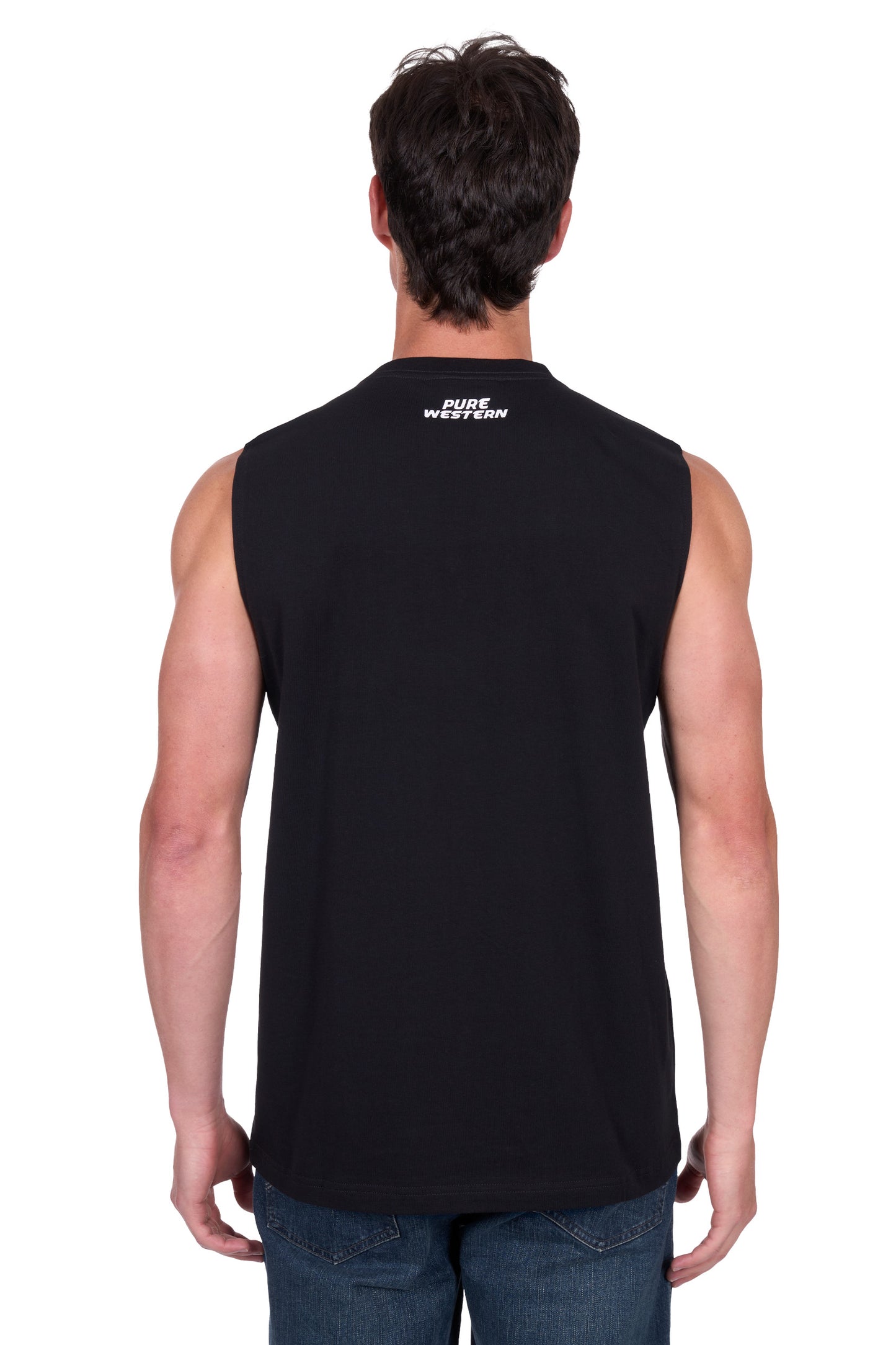 Pure Western Men's Terry Muscle Tank