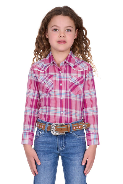 Pure Western Girl's Leni L/S Shirt
