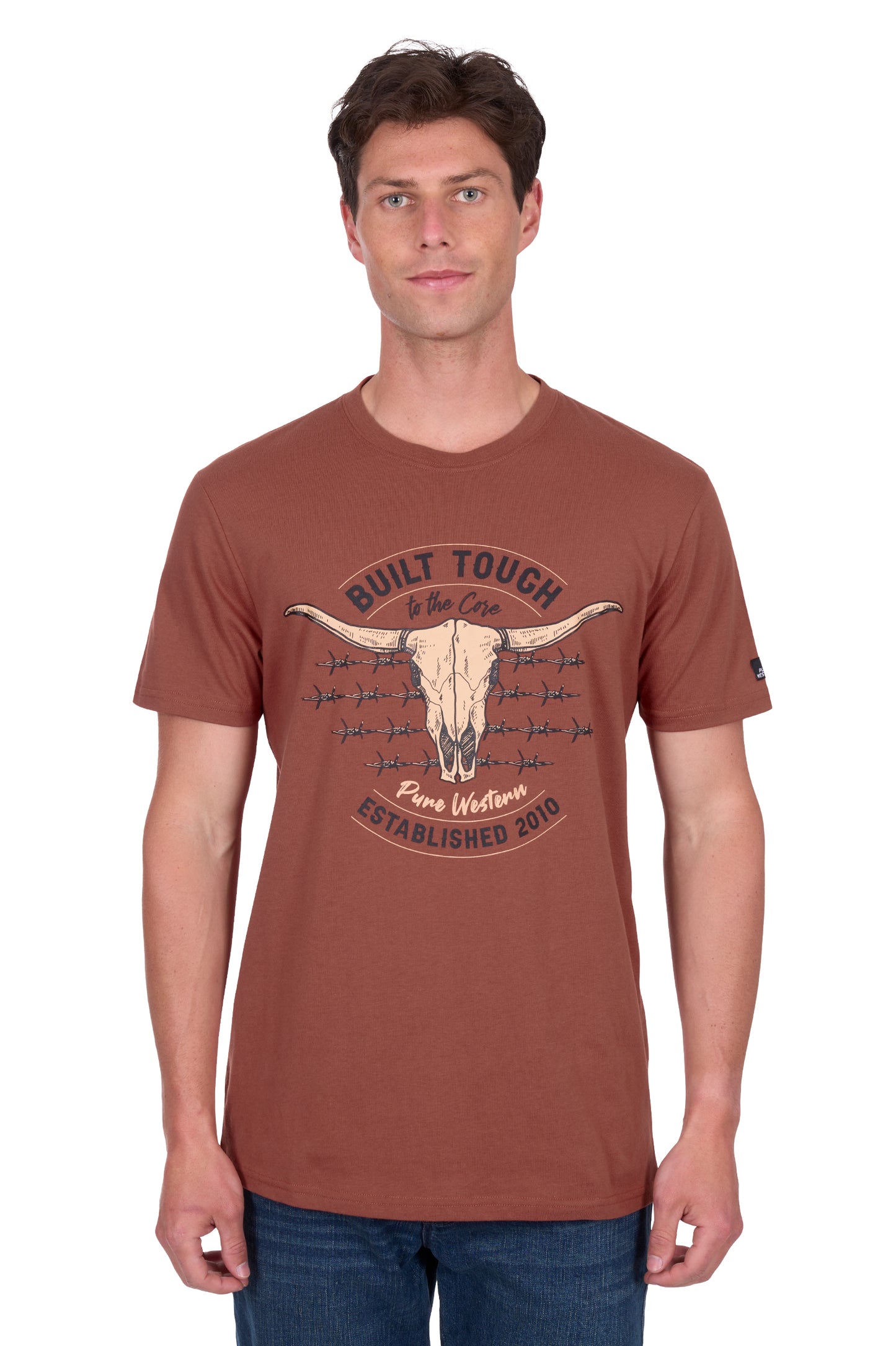 Pure Western Men's Frank Ss Tee