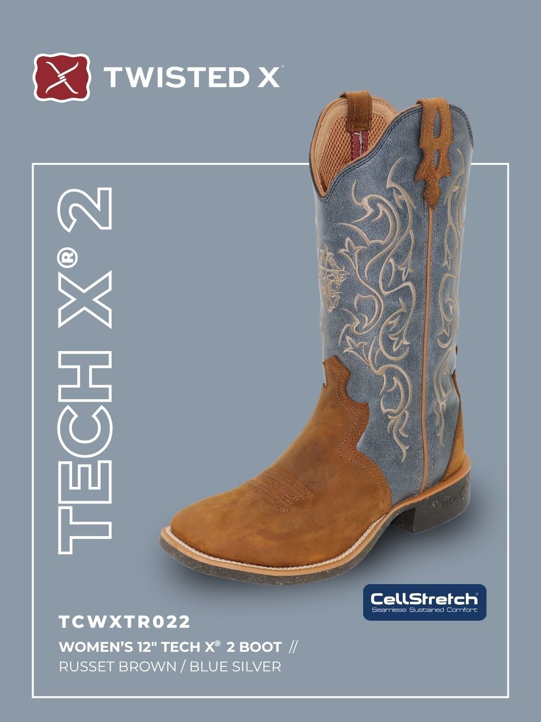 Twisted X Women’s 12” Tech X®2 Boot