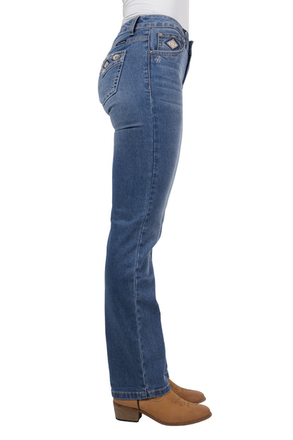 Pure Western Women's Gia Hi-Rise Bootcut Jean