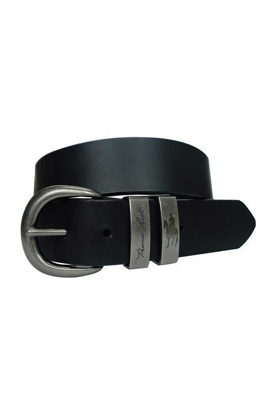 Thomas Cook Men's Silver Twin Keeper Belt