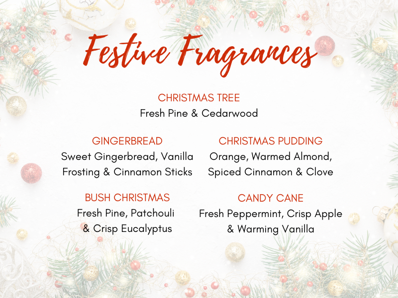 Made at the Ranch 2024 Christmas Candles & Diffusers