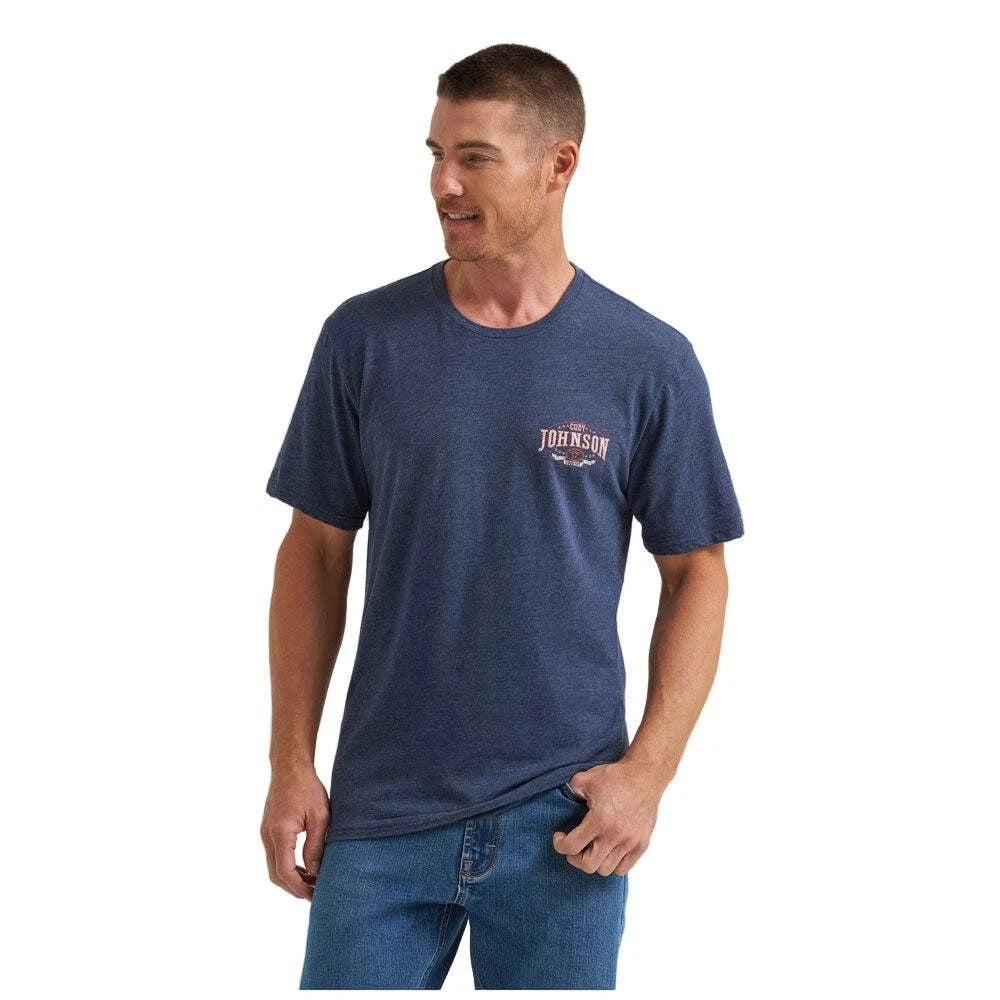Wrangler Mens Graphic Cody Johnson T Shirt