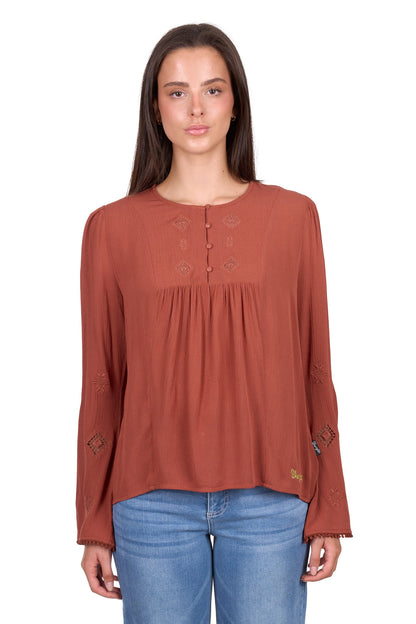 Wrangler Women's Roxana L/S Blouse