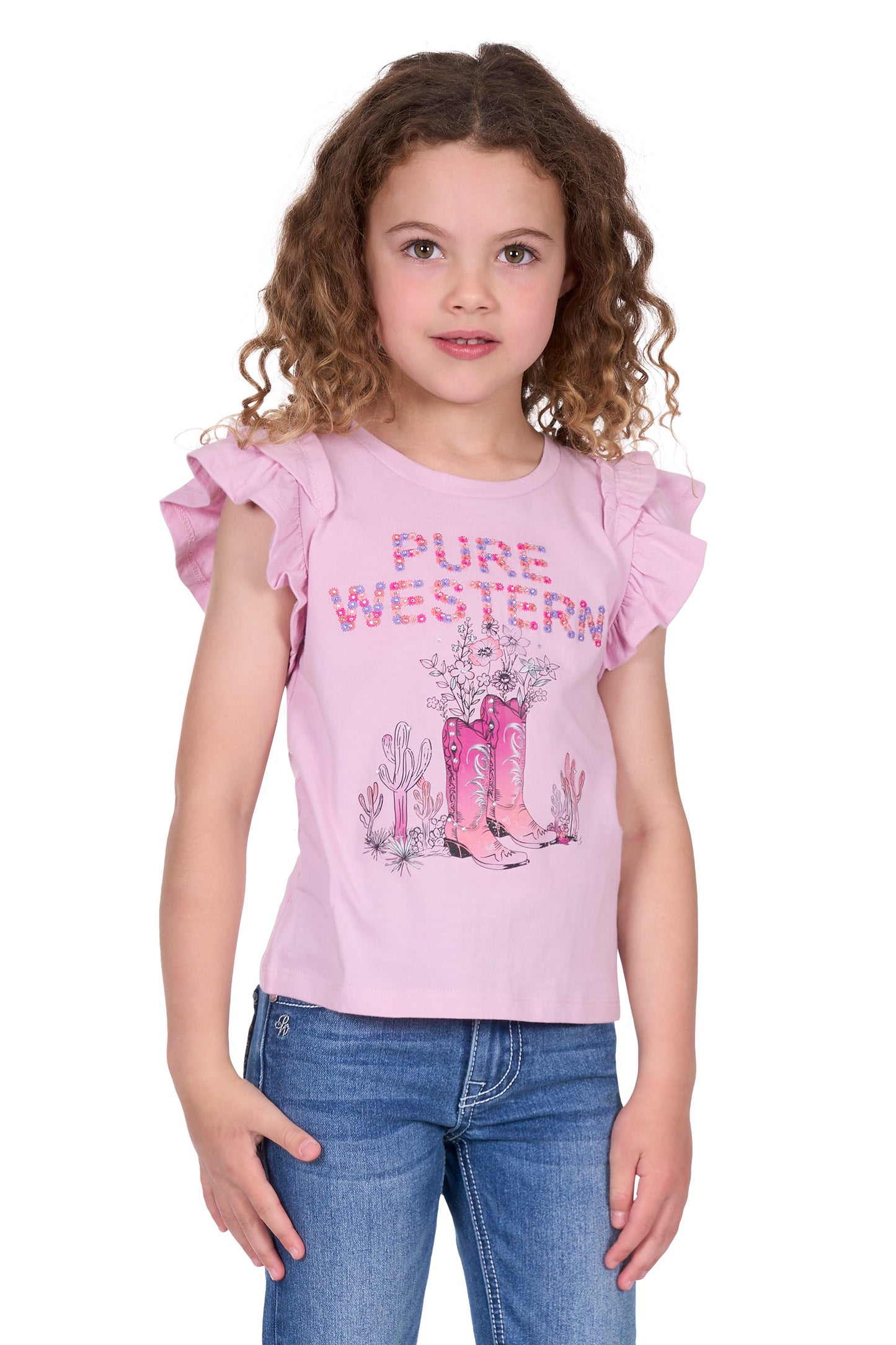 Pure Western Girl's Pietta Ss Tee
