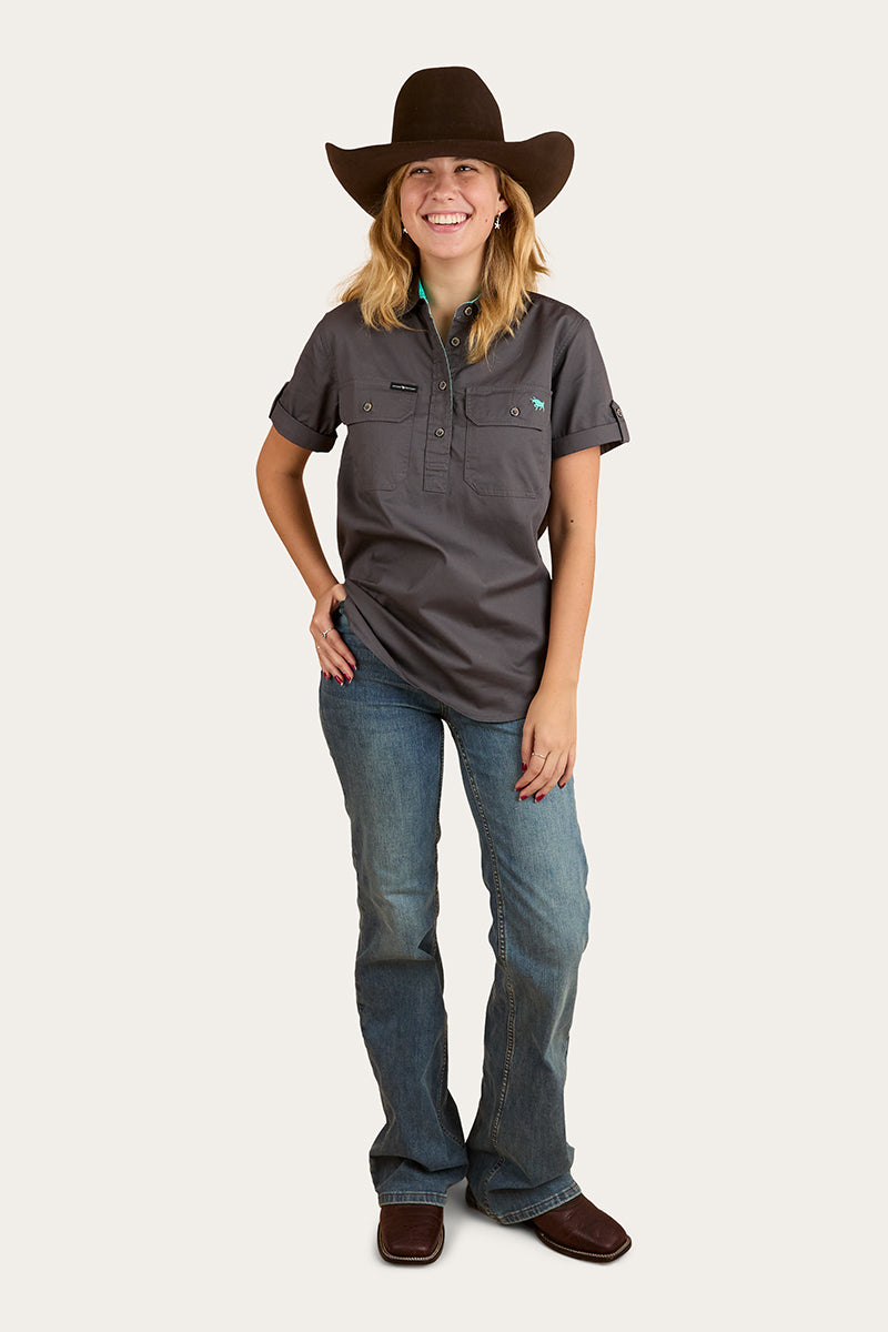 Ringers Western Women's Jules Half Button S/L Work Shirt