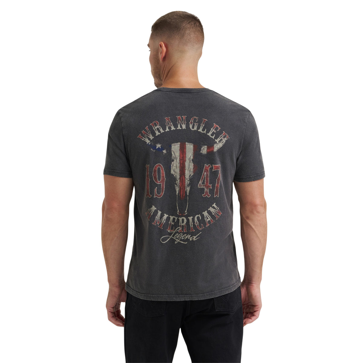 Wrangler Men's Americana Legend Back Graphic Tee