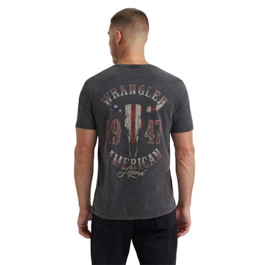Wrangler Men's Americana Legend Back Graphic Tee