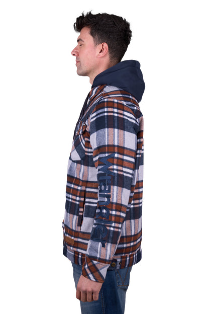 Wrangler Men's Reid Logo Wool Shirt Jacket