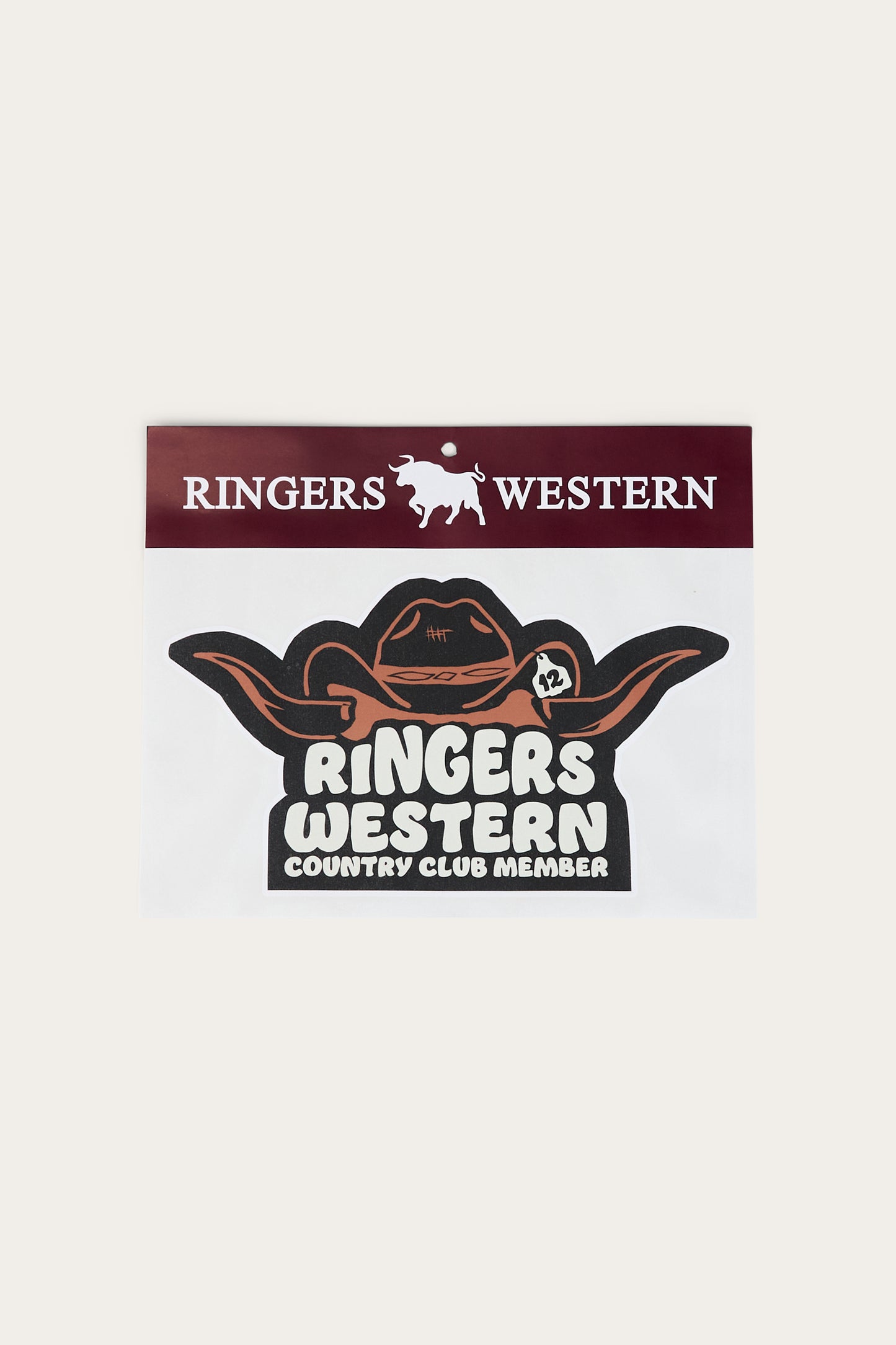 Ringers Western Country Club Member Sticker