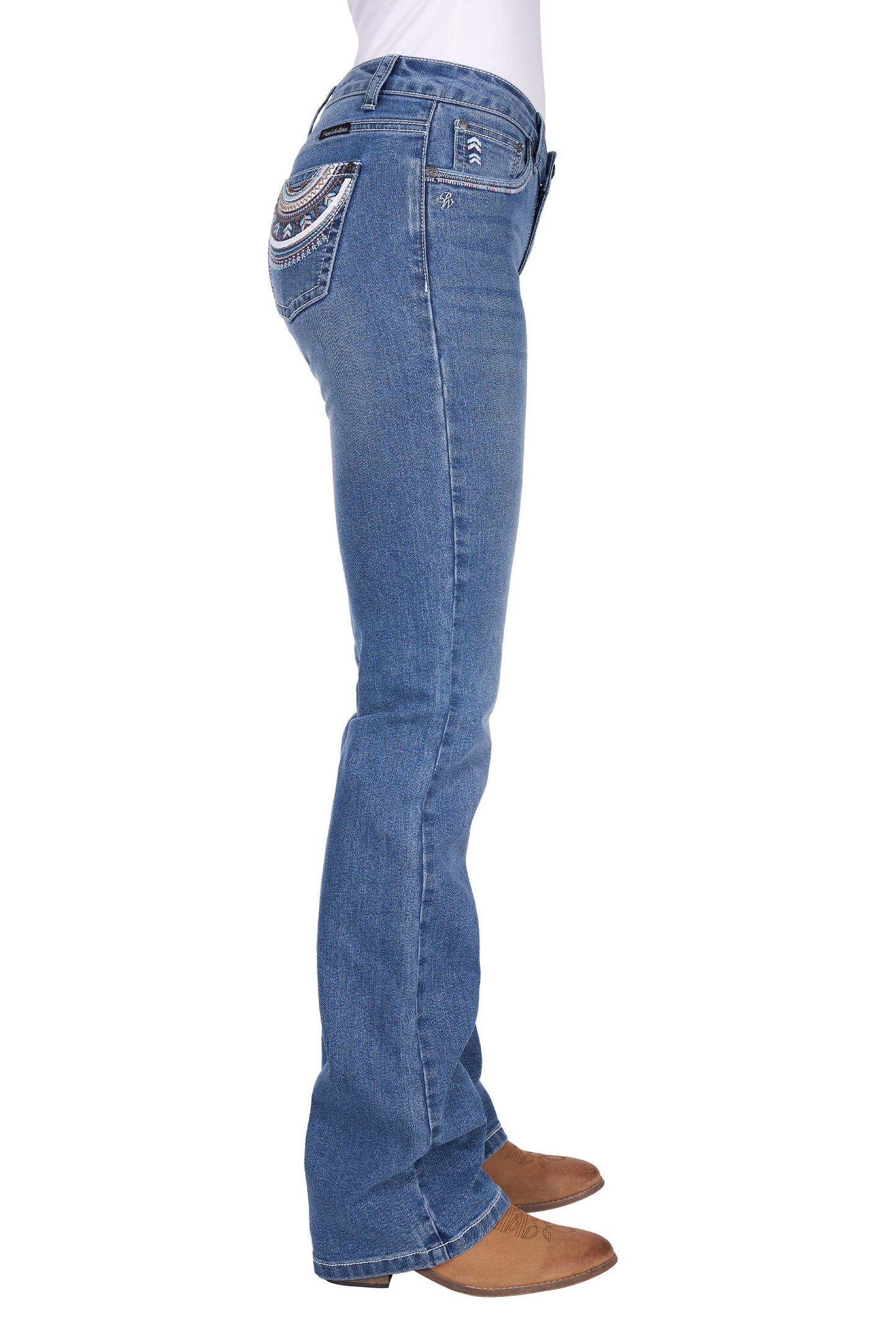 Pure Western Women's Pat Relaxed Rider Jean - 36L