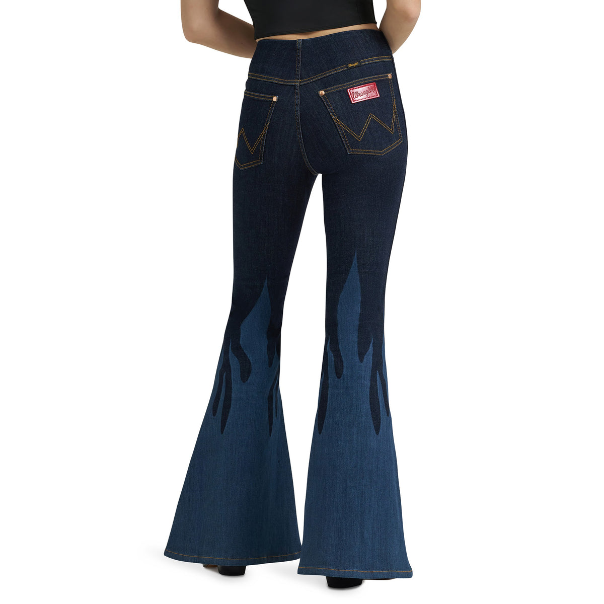 Wrangler x Lainey Wilson Women's Flame Pull On Bell Bottom Jeans
