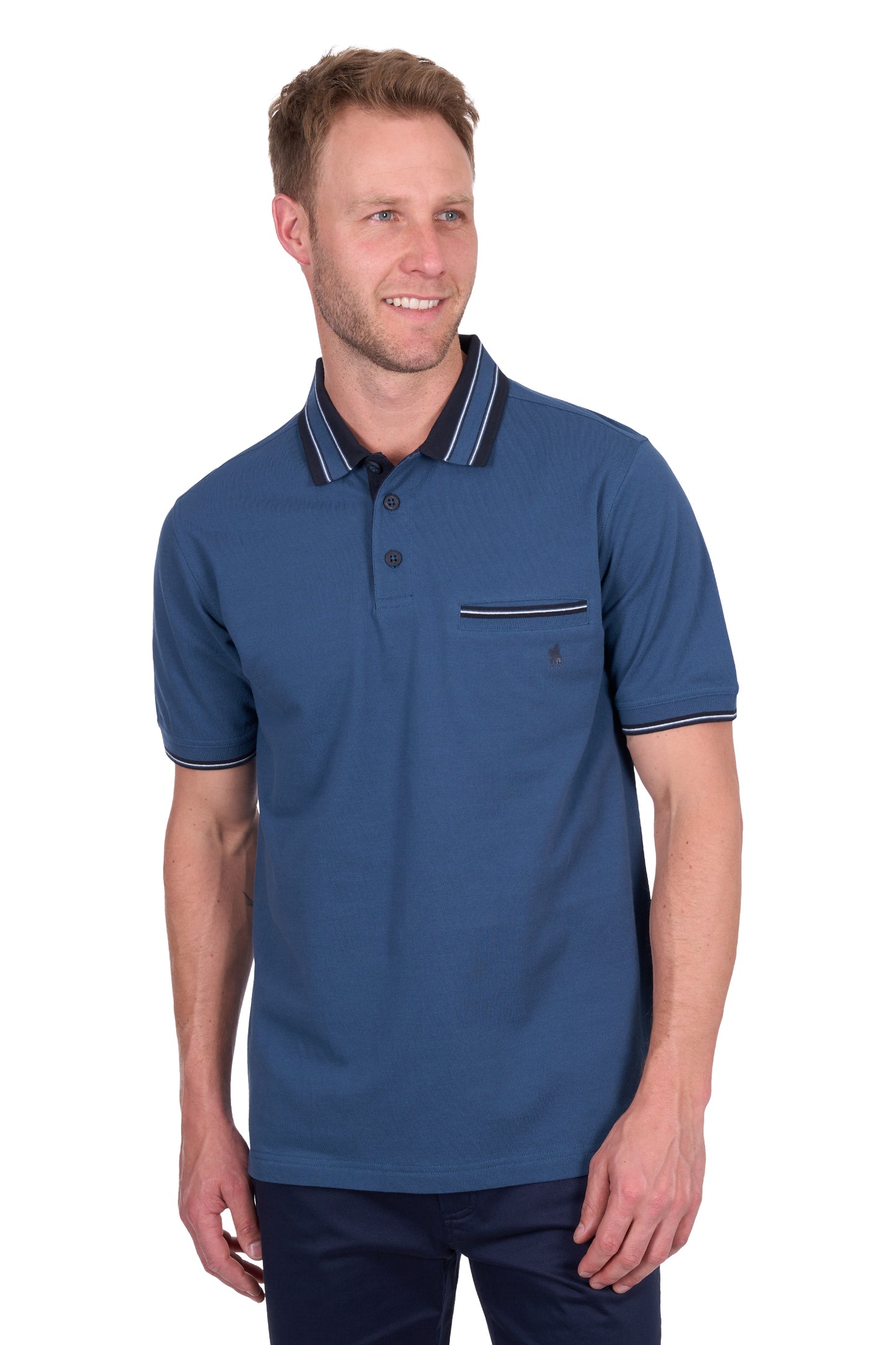 Thomas Cook Men's Ben Tailored 1 Pocket Ss Polo