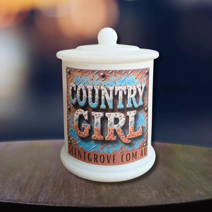 Scent Grove Country Western Wood Wick Soy Candles