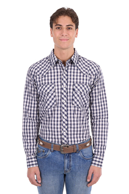 Pure Western Men’s George Check Western L/S Shirt