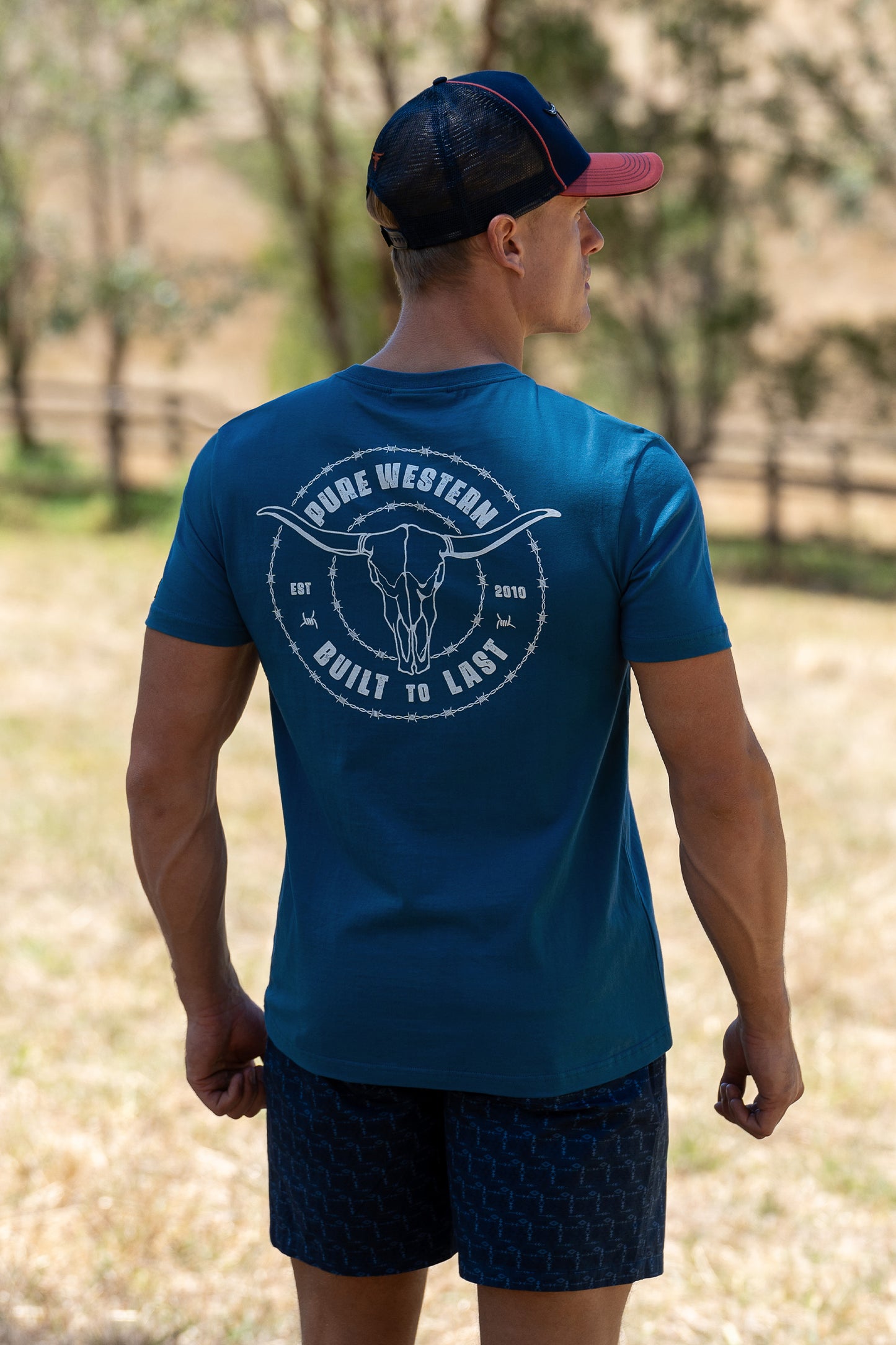 Pure Western Men's Walker Ss Tee