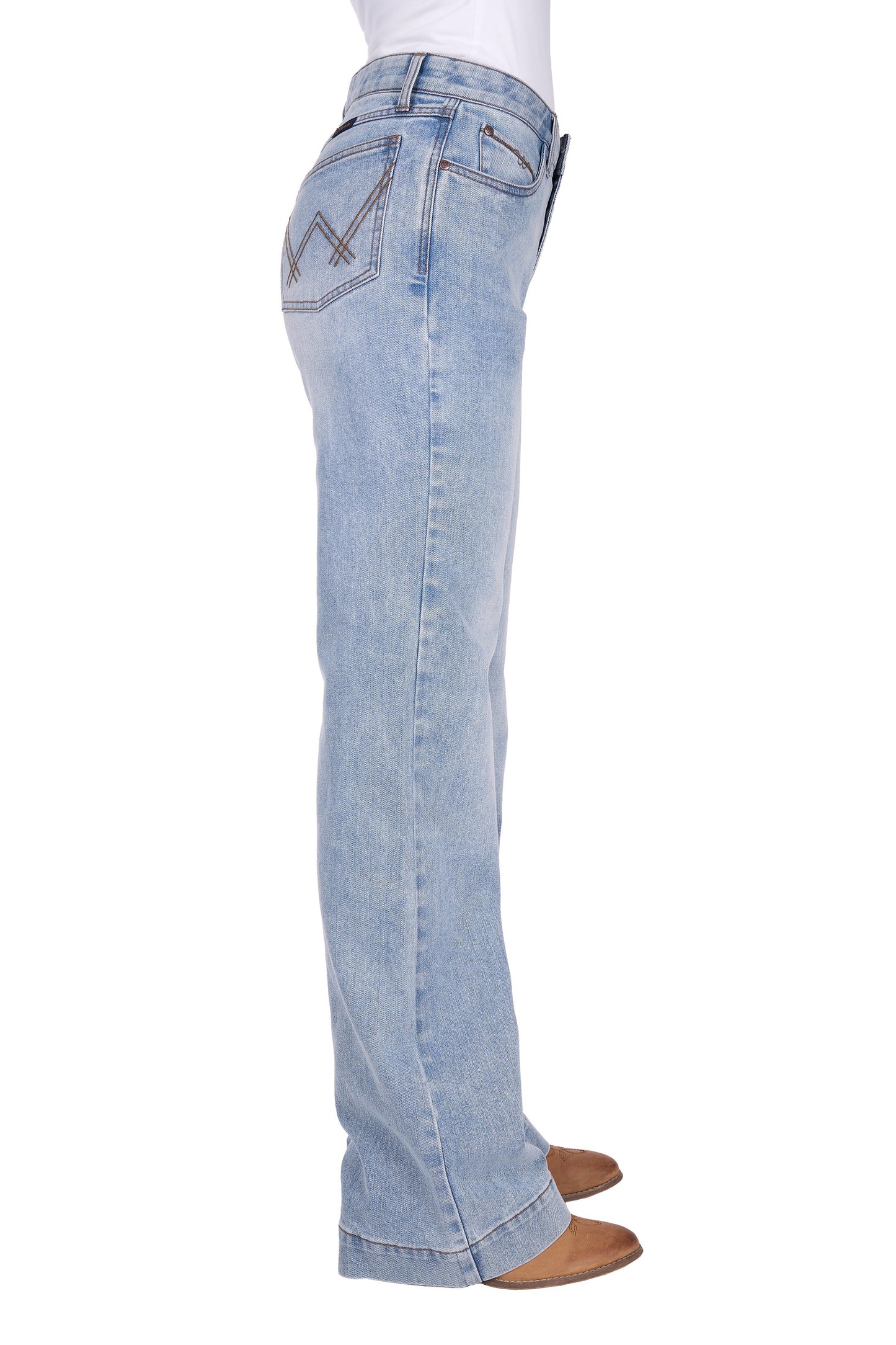 Wrangler Women's Brianna Trouser Jean - Willow 34L