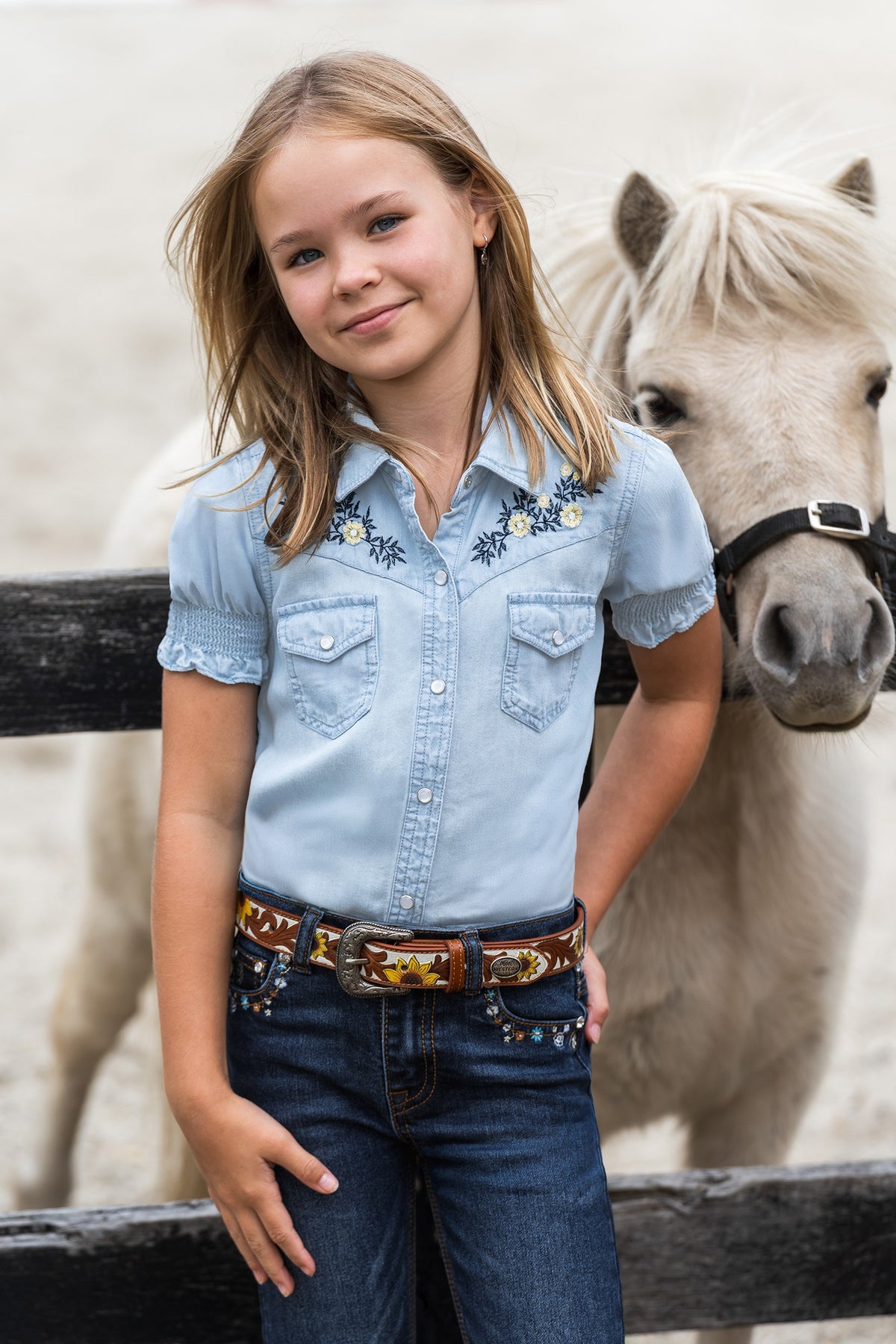 Pure Western Girls Martha Ss Shirt