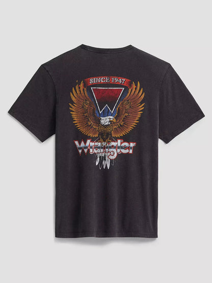 Wrangler Men's Eagle Feathers Graphic T-Shirt