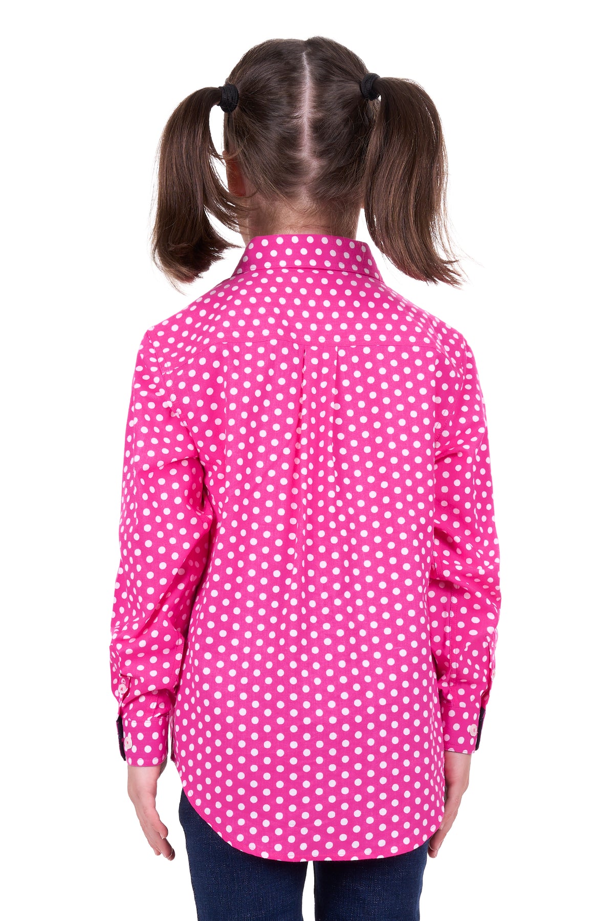 Hard Slog Kids Kelly Half Placket L/S Shirt