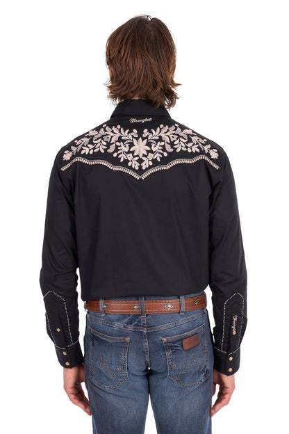 Wrangler Men’s Anthony Embroidered L/S Shirt
