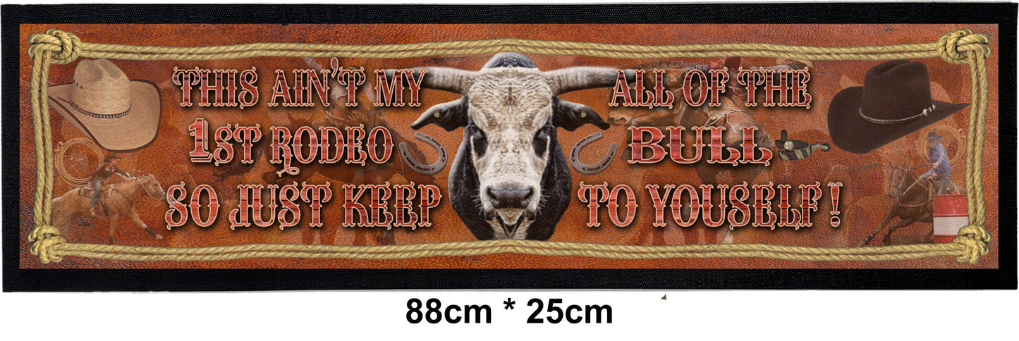 Tulmur Holdings 'Keep the Bull' Bar Mat